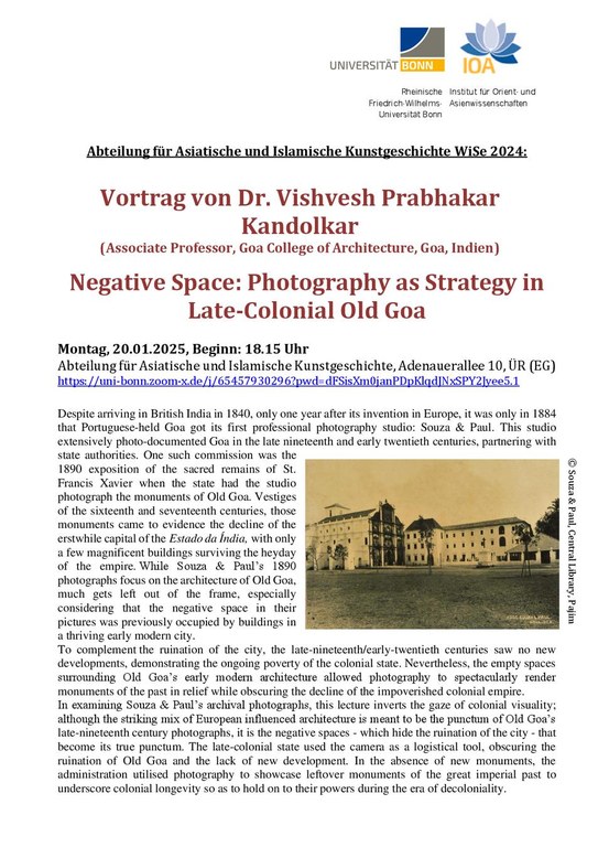 Vortrag von Dr. Vishvesh Prabhakar Kandolkar