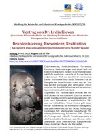 Vortragsankündigung Dr. Kieven