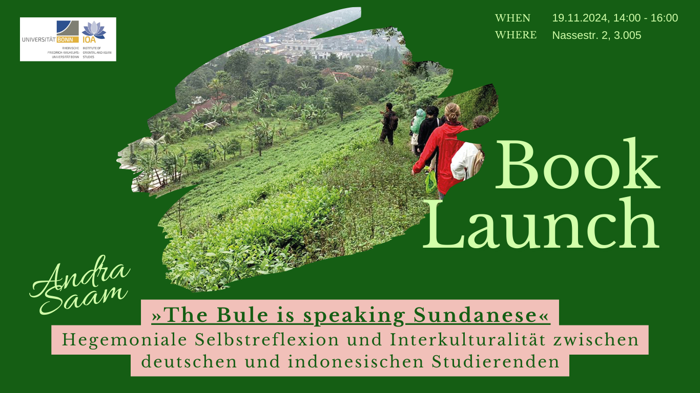 Book Launch: The Bule is speaking Sundanese Flyer